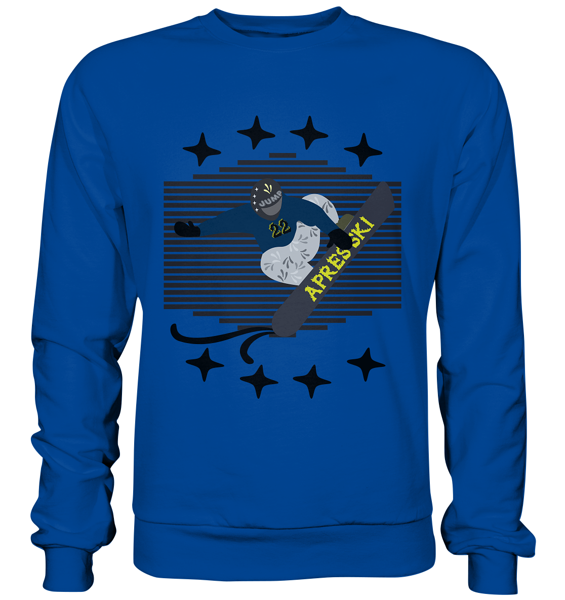 Snowboarding, Apres- Ski, Snowboard, - Basic Sweatshirt