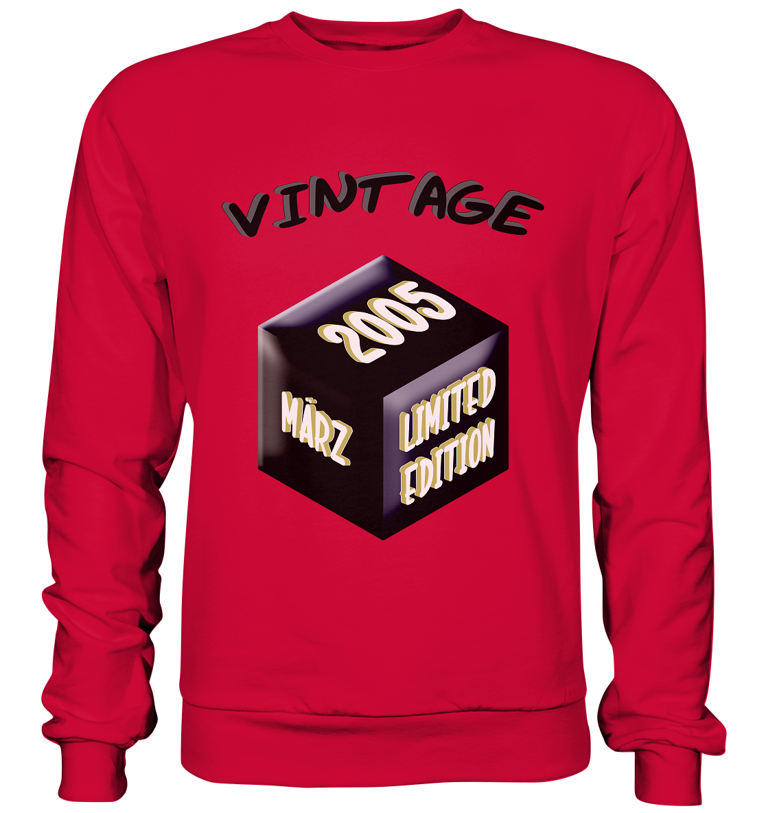 Vintage 2005 MÄRZ Limited Edition, Geschenk zum 18 - Basic Sweatshirt