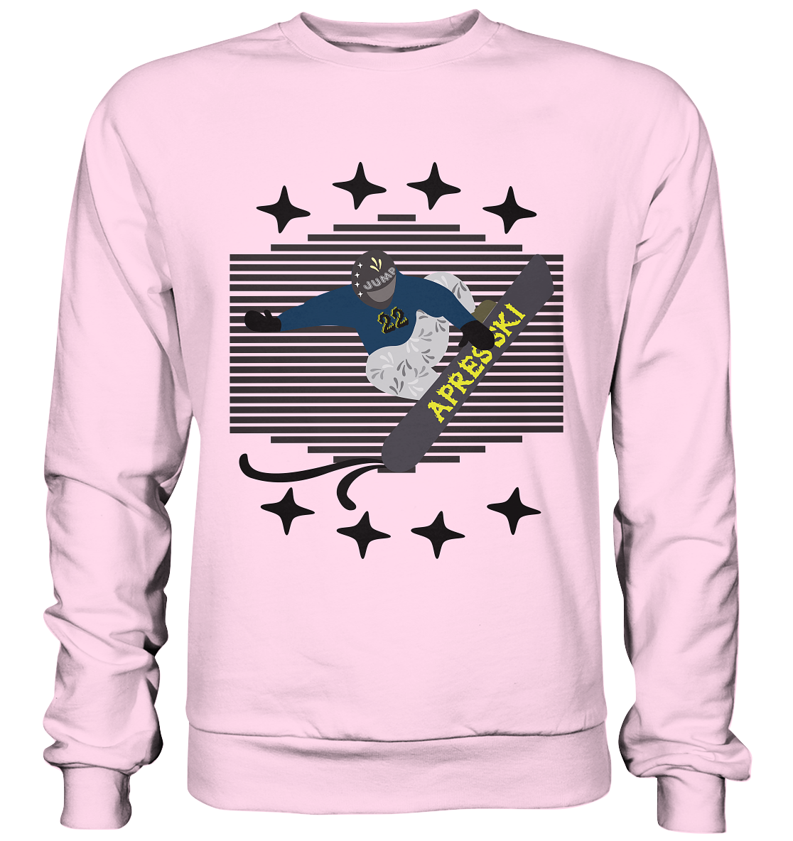 Snowboarding, Apres- Ski, Snowboard, - Basic Sweatshirt
