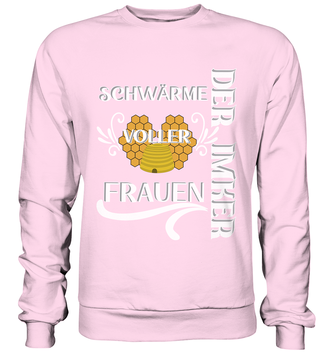 Der Imker, schwärme voller Frauen, Imkerei, Helden, Helles Motiv - Basic Sweatshirt