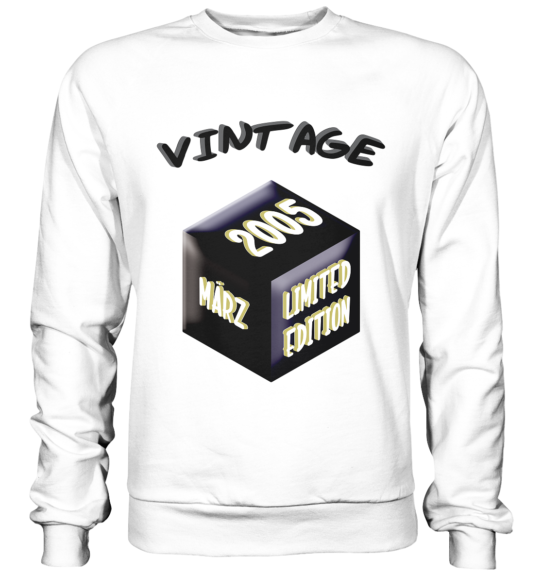Vintage 2005 MÄRZ Limited Edition, Geschenk zum 18 - Basic Sweatshirt