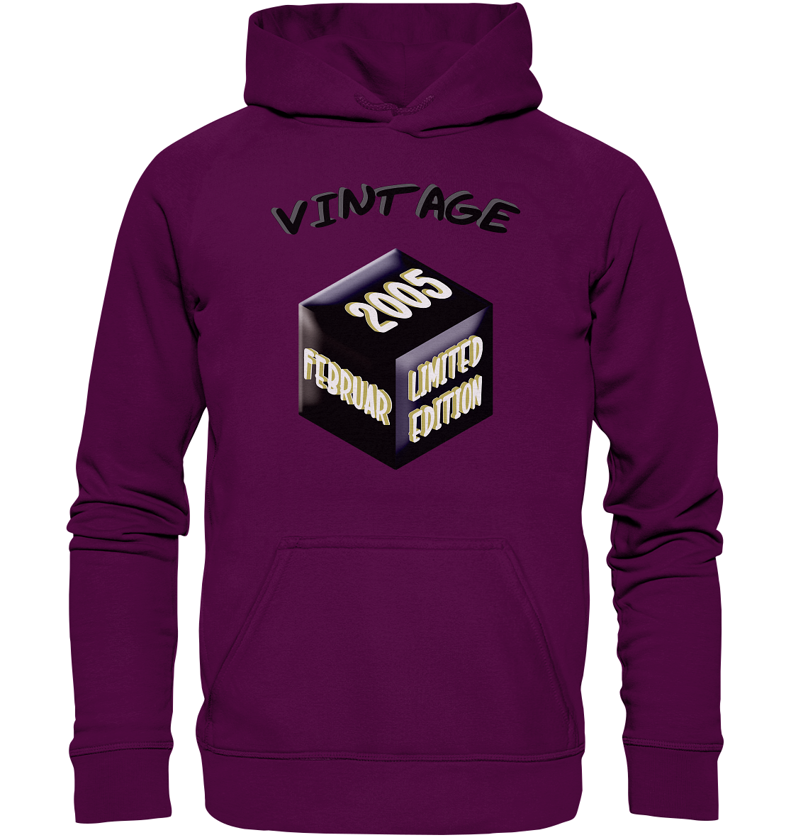 Vintage 2005 FEB Limited Edition, Geschenk zum 18 - Basic Unisex Hoodie