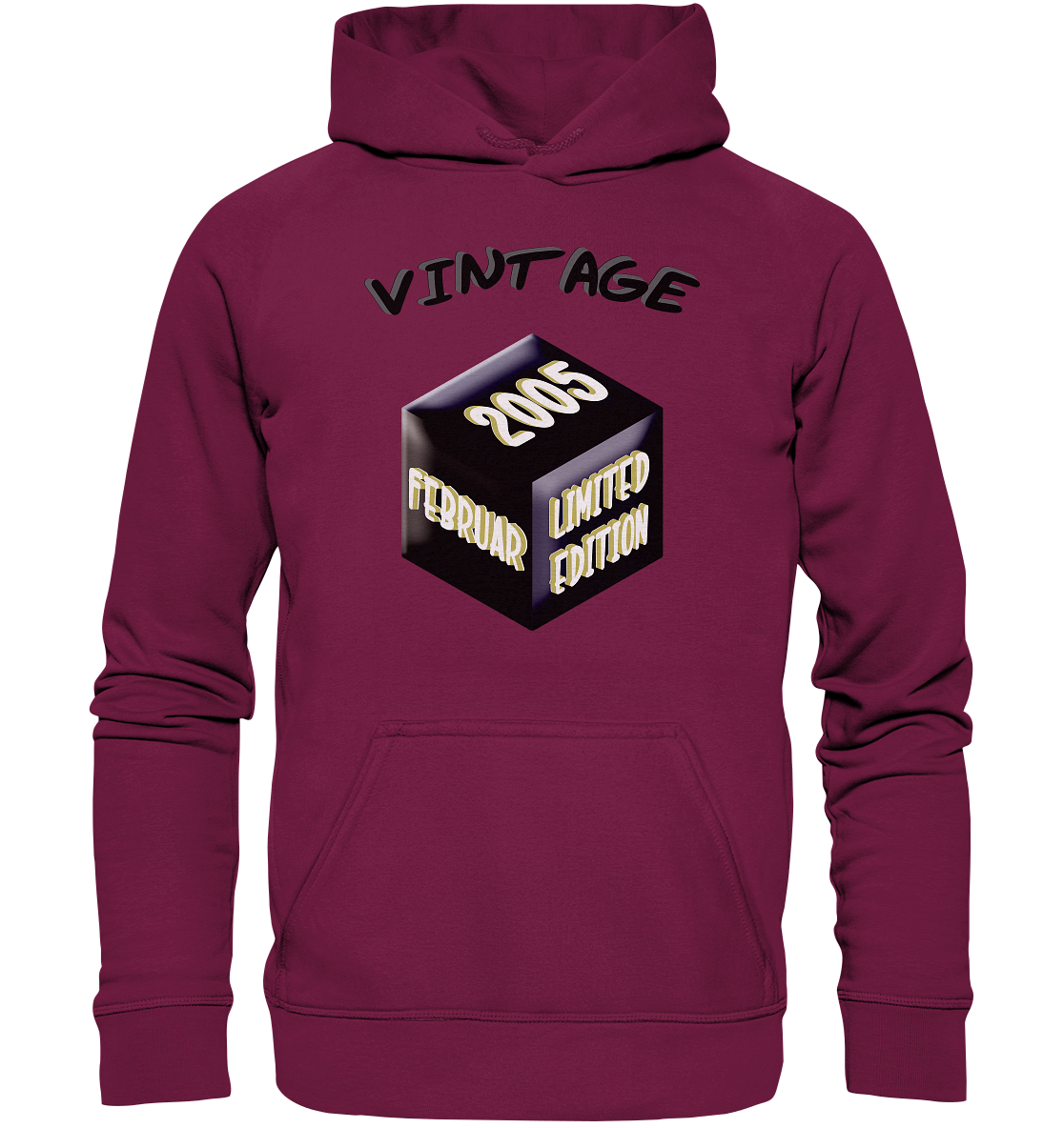Vintage 2005 FEB Limited Edition, Geschenk zum 18 - Basic Unisex Hoodie