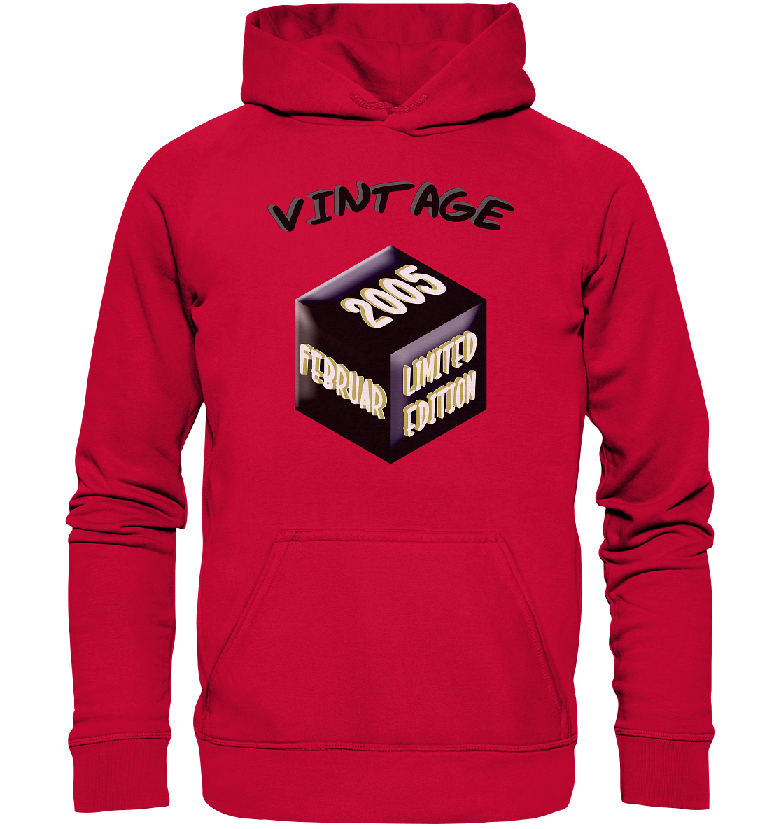 Vintage 2005 FEB Limited Edition, Geschenk zum 18 - Basic Unisex Hoodie