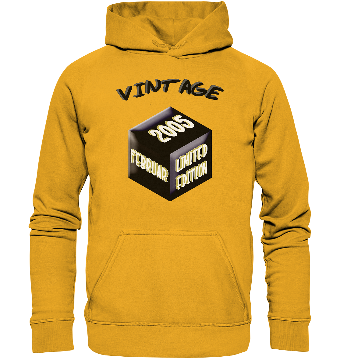 Vintage 2005 FEB Limited Edition, Geschenk zum 18 - Basic Unisex Hoodie