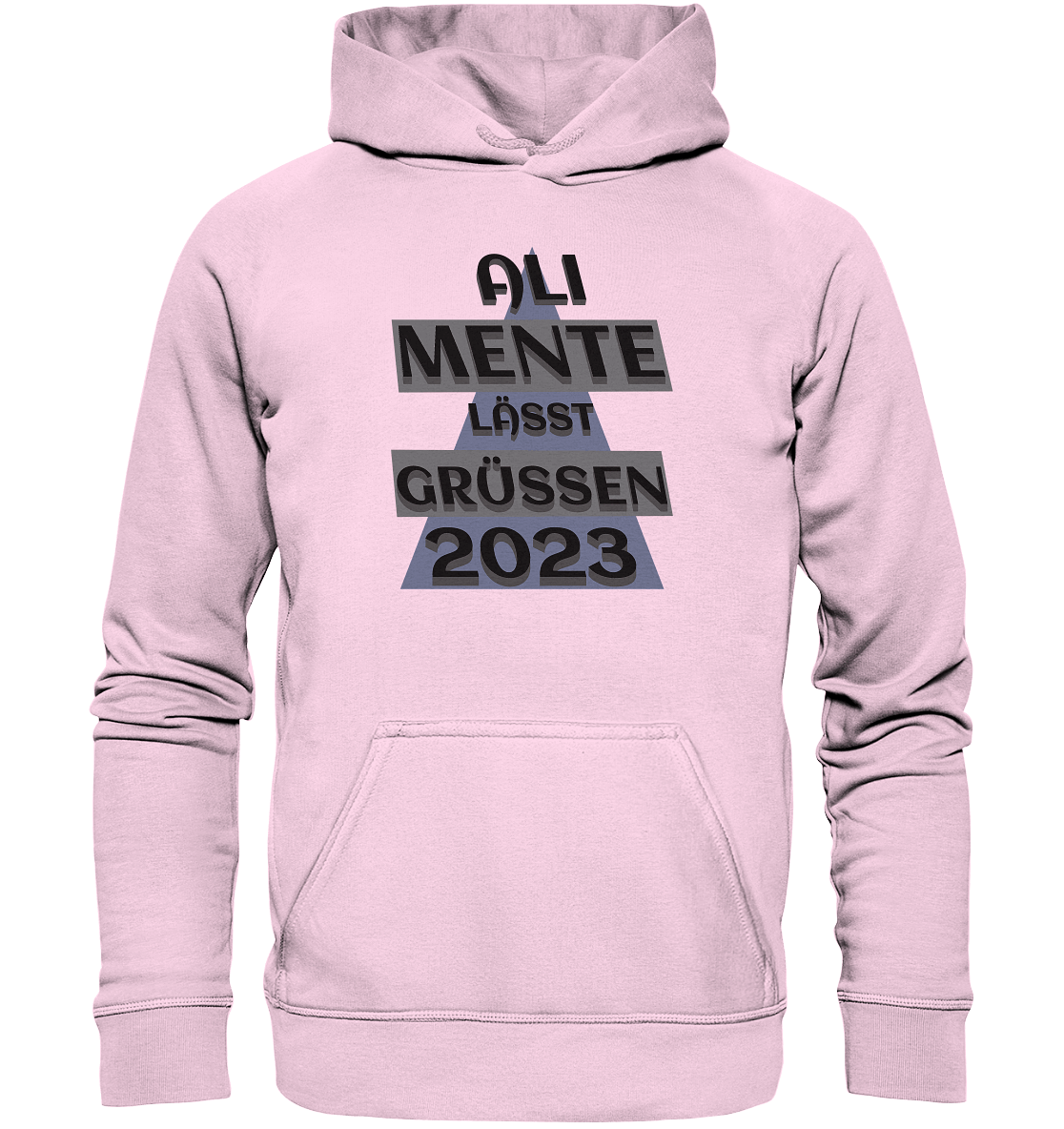 Ali Mente grüßt Euch, 2023, schwarzer Humor - Basic Unisex Hoodie