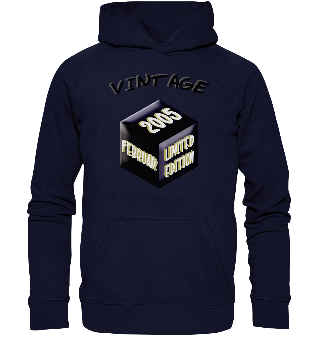 Vintage 2005 FEB Limited Edition, Geschenk zum 18 - Basic Unisex Hoodie XL