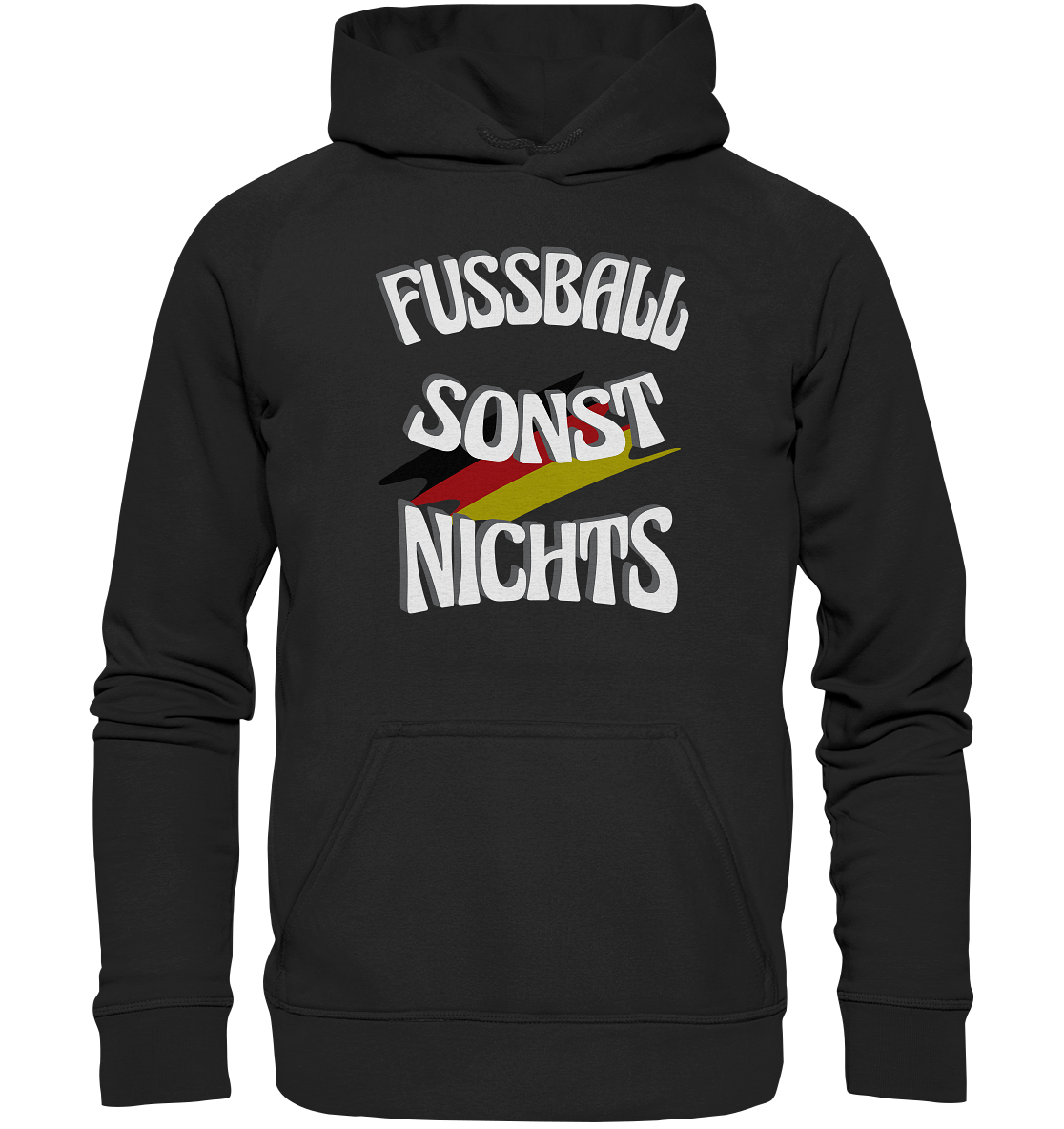 Fussball sonst Nichts, mit Leib und Seele Fan, Fußballfans - Basic Unisex Hoodie XL
