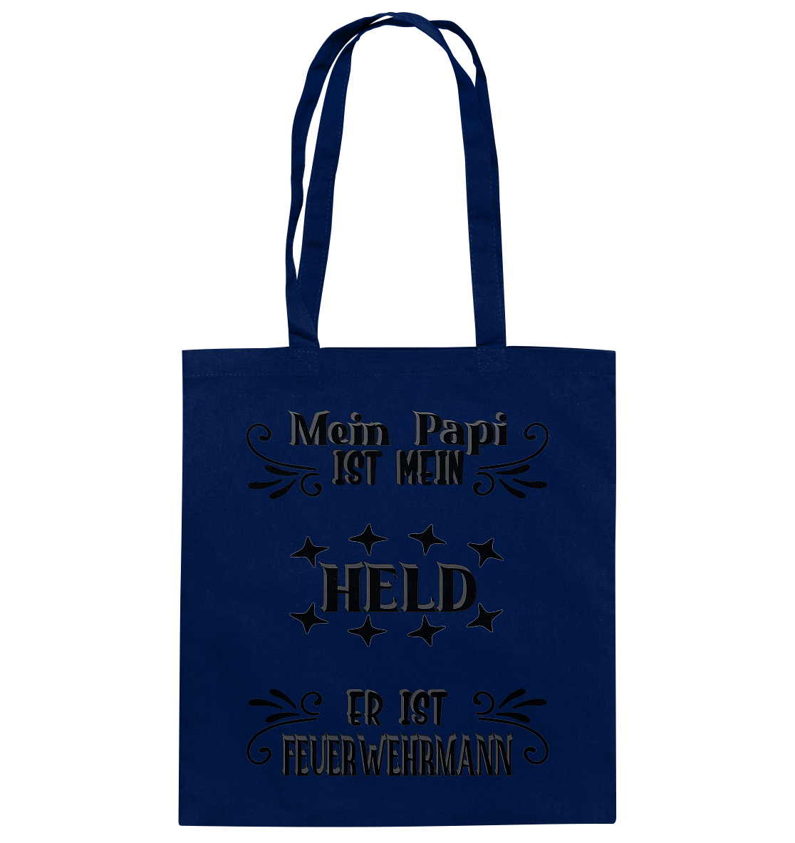 DAS PAPA PROJEKT-MEIN HELD-FEUERWEHRMANN- Baumwolltasche