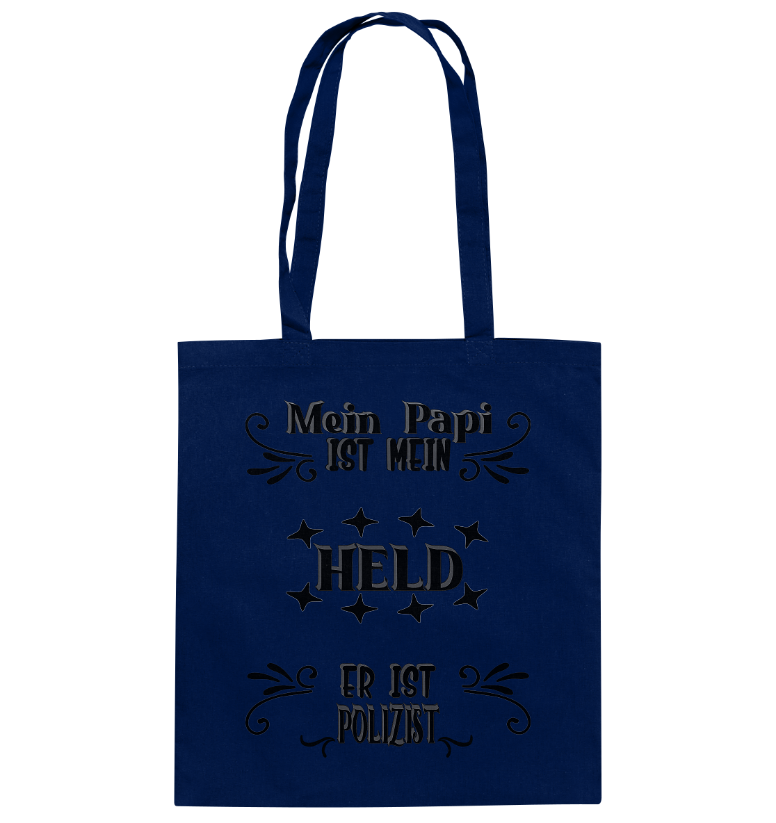 DAS PAPA PROJEKT-MEIN HELD-POLIZIST- Baumwolltasche
