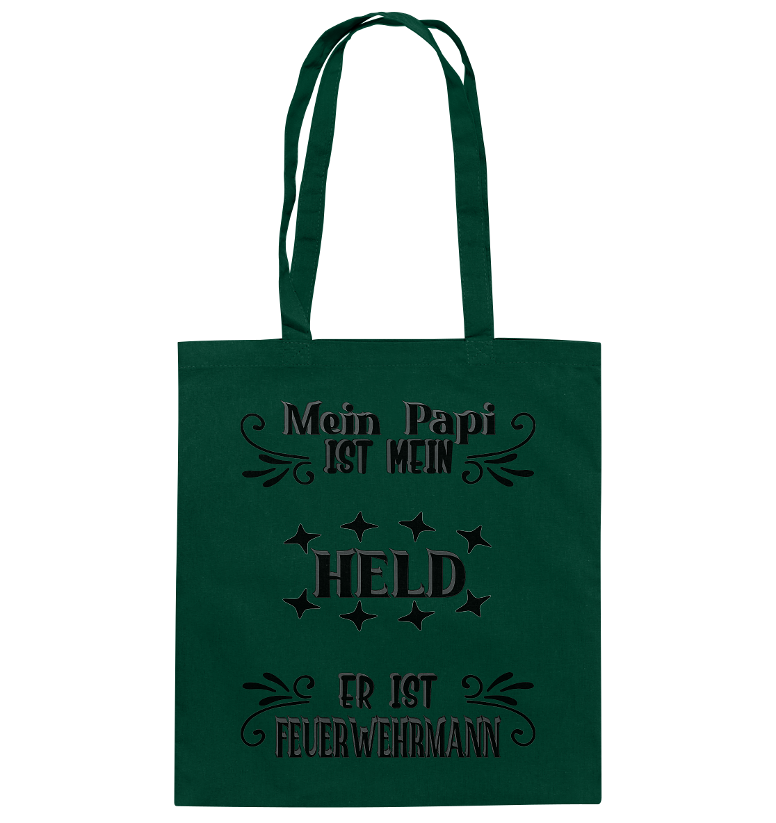 DAS PAPA PROJEKT-MEIN HELD-FEUERWEHRMANN- Baumwolltasche