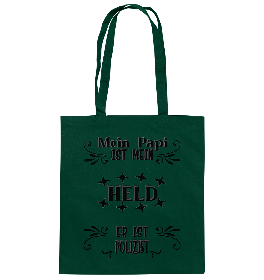 DAS PAPA PROJEKT-MEIN HELD-POLIZIST- Baumwolltasche