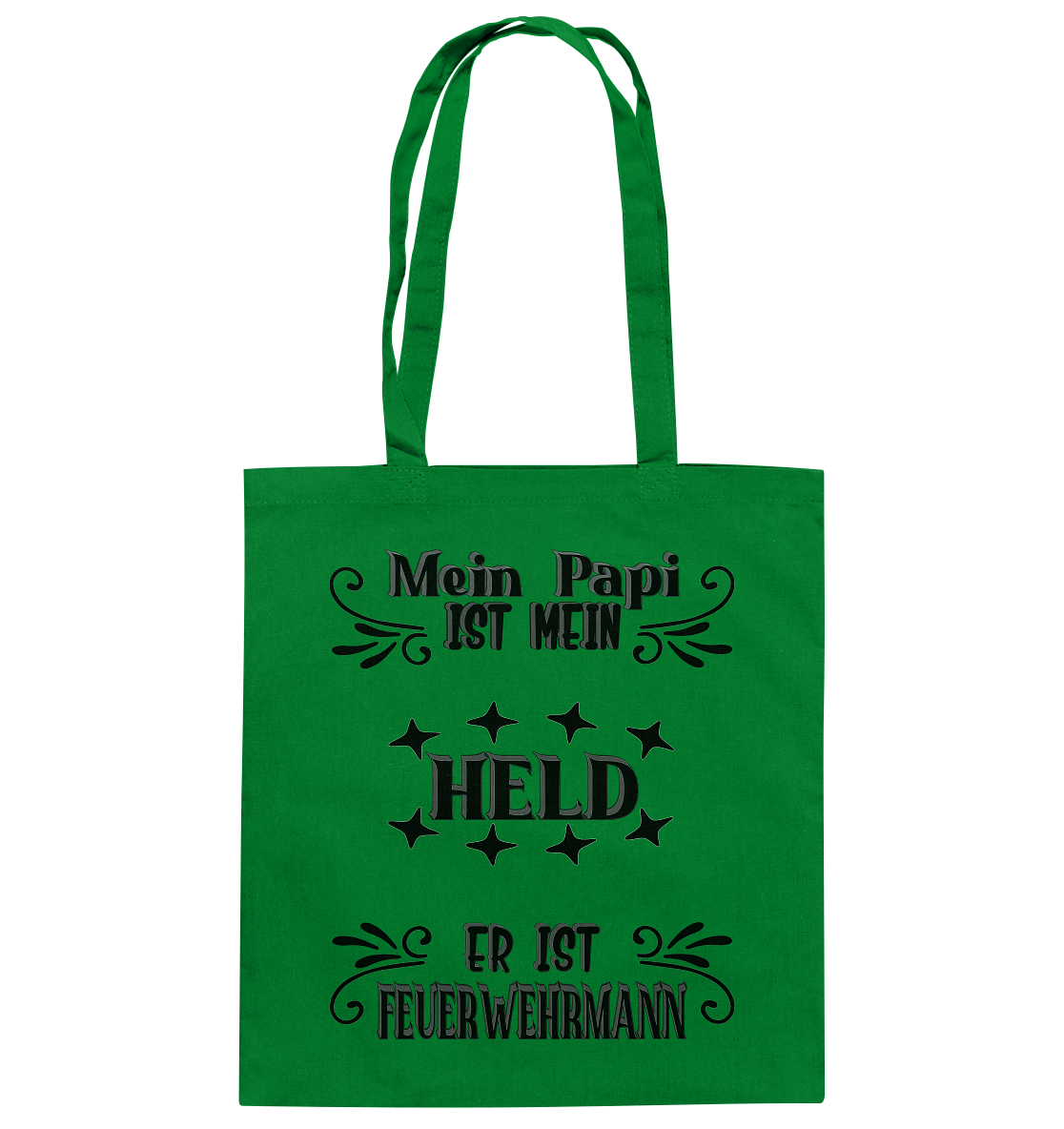 DAS PAPA PROJEKT-MEIN HELD-FEUERWEHRMANN- Baumwolltasche