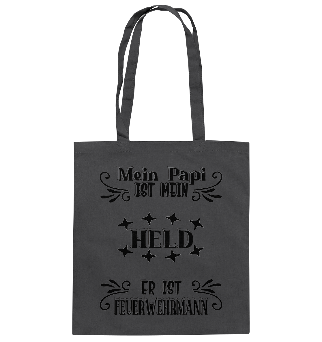 DAS PAPA PROJEKT-MEIN HELD-FEUERWEHRMANN- Baumwolltasche