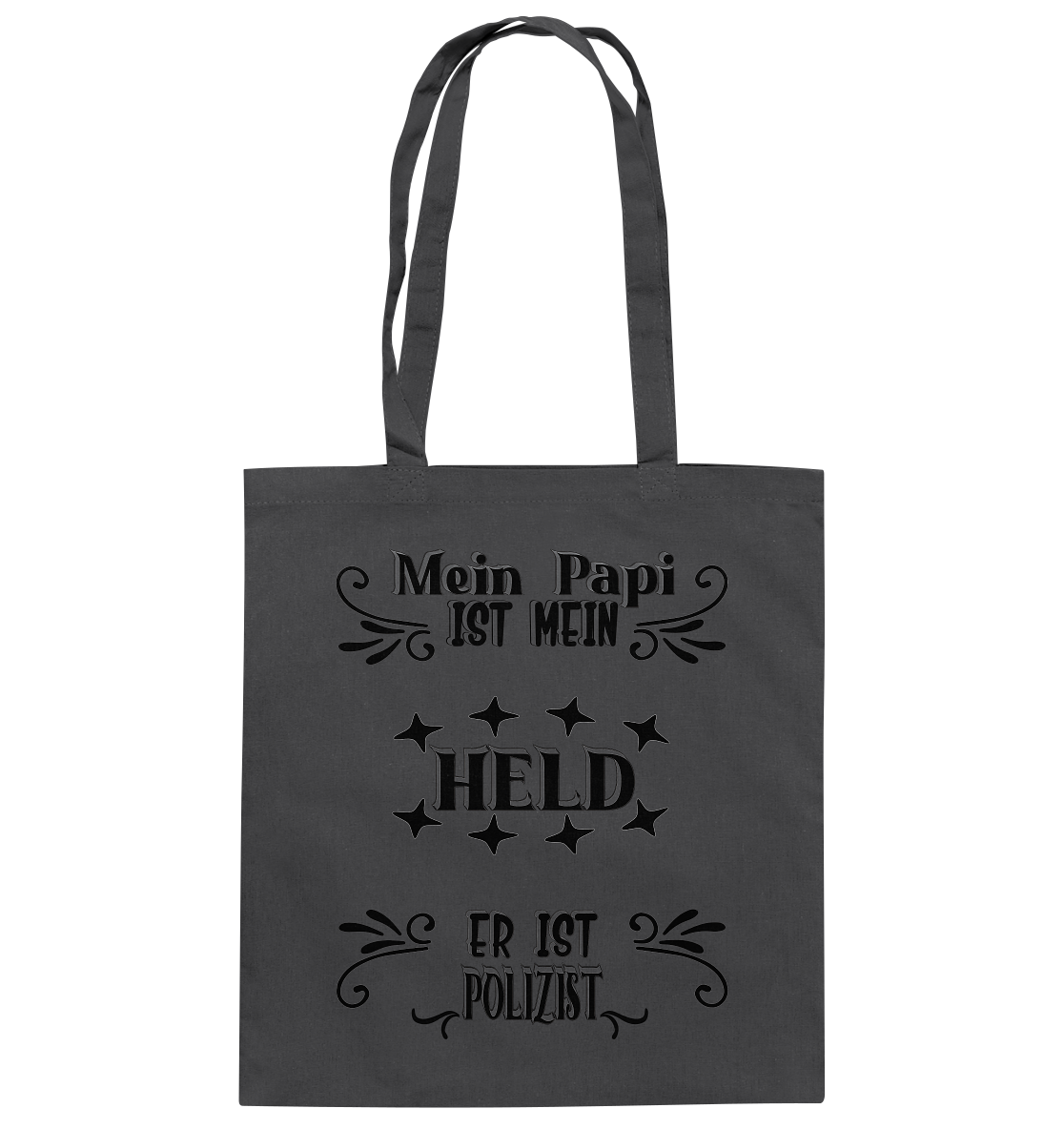 DAS PAPA PROJEKT-MEIN HELD-POLIZIST- Baumwolltasche