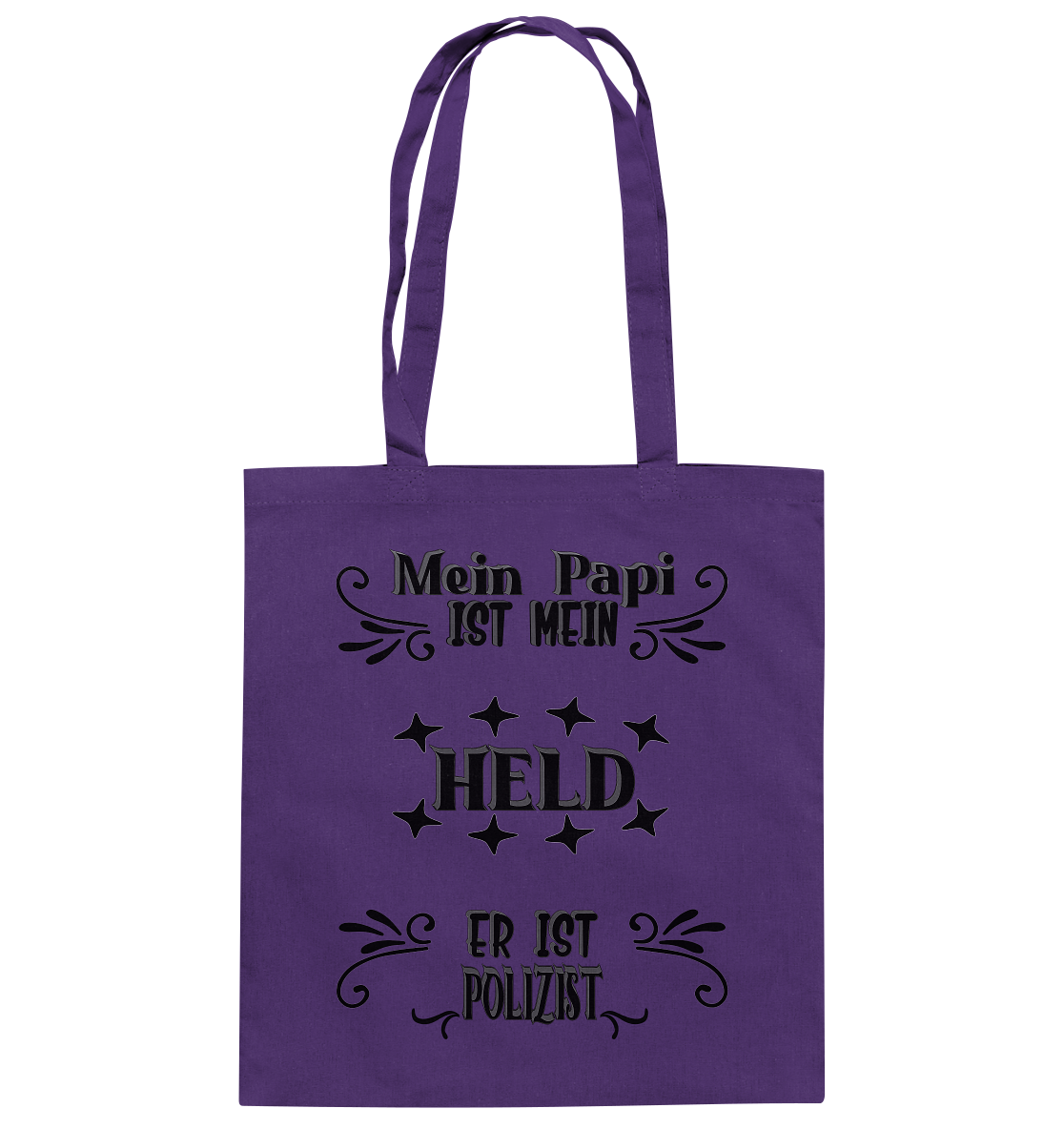 DAS PAPA PROJEKT-MEIN HELD-POLIZIST- Baumwolltasche