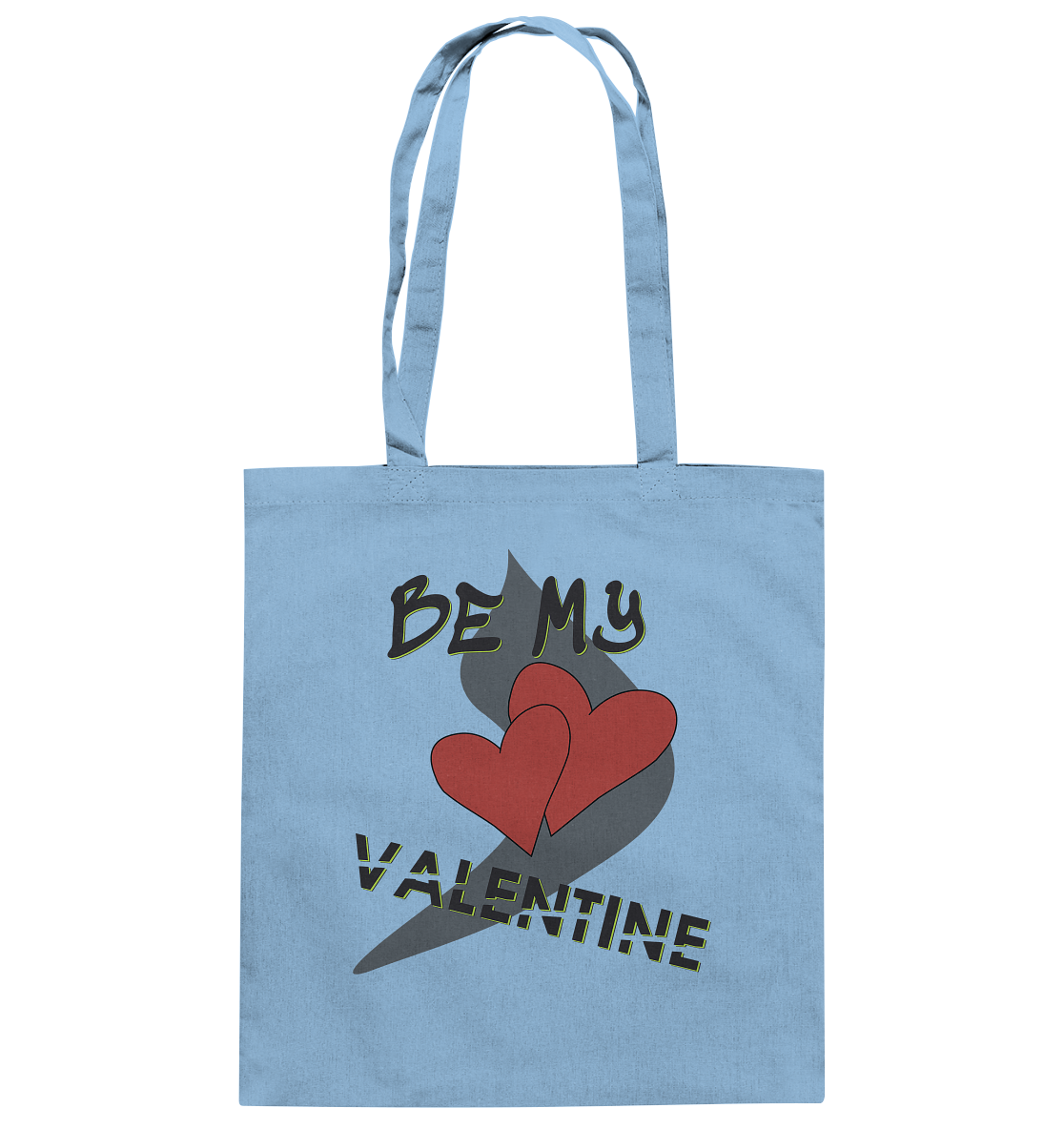 Be my Valentine, Valentinstag, 14. Februar - Baumwolltasche