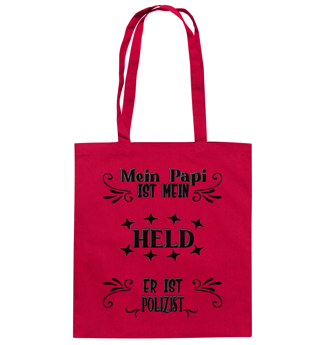 DAS PAPA PROJEKT-MEIN HELD-POLIZIST- Baumwolltasche