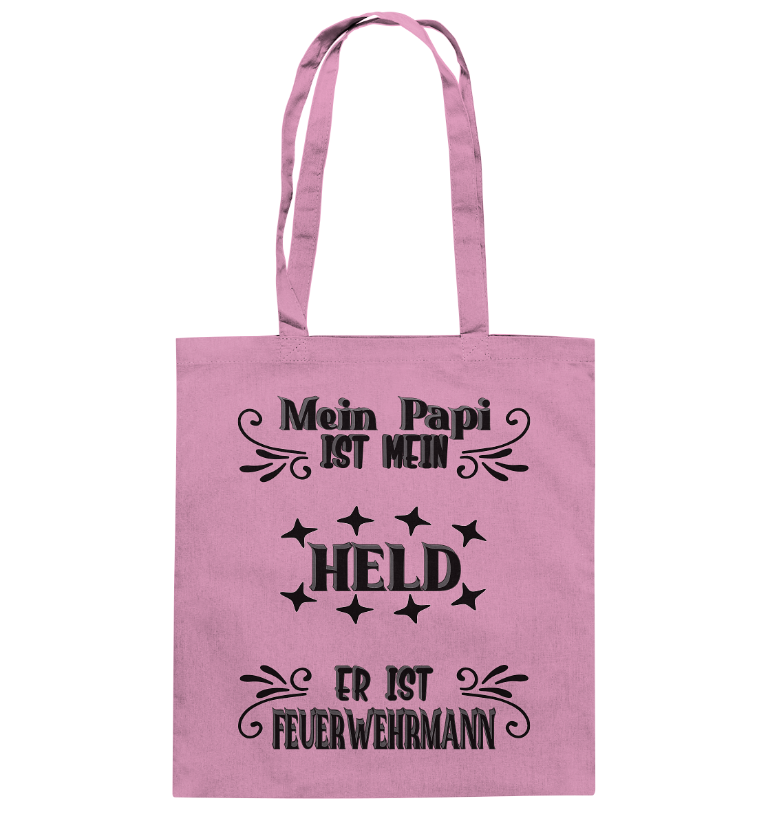 DAS PAPA PROJEKT-MEIN HELD-FEUERWEHRMANN- Baumwolltasche