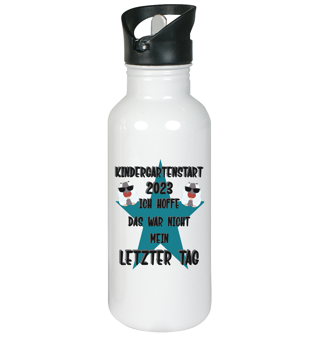 Kindergartenstart 2023, Kiga, Kindergarten Kopie - Edelstahl-Trinkflasche