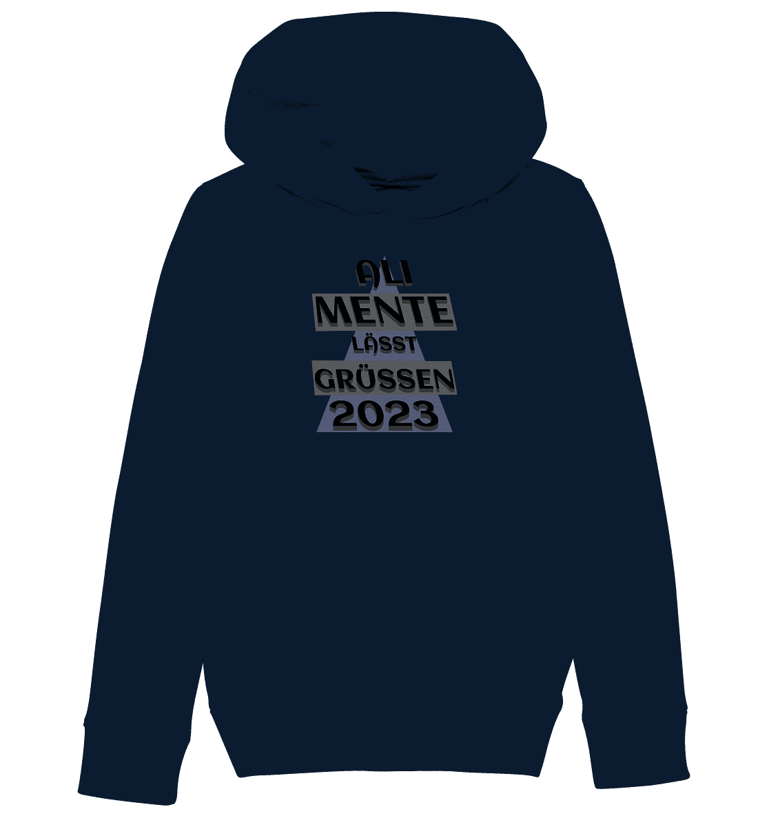Ali Mente grüßt Euch, 2023, schwarzer Humor - Kids Organic Hoodie