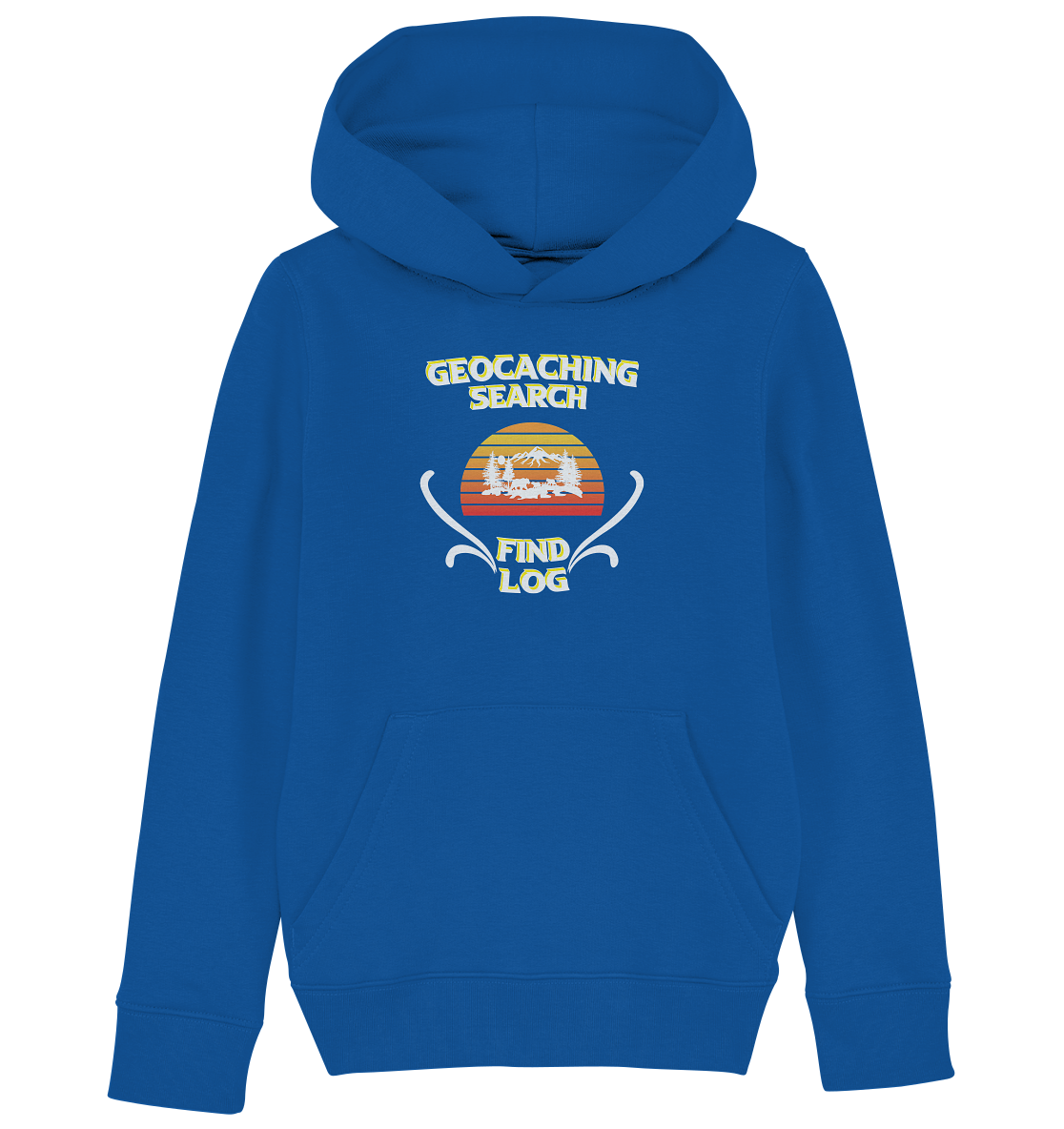 Geocaching, Suchen, Finden und Log, Geocache - Kids Organic Hoodie