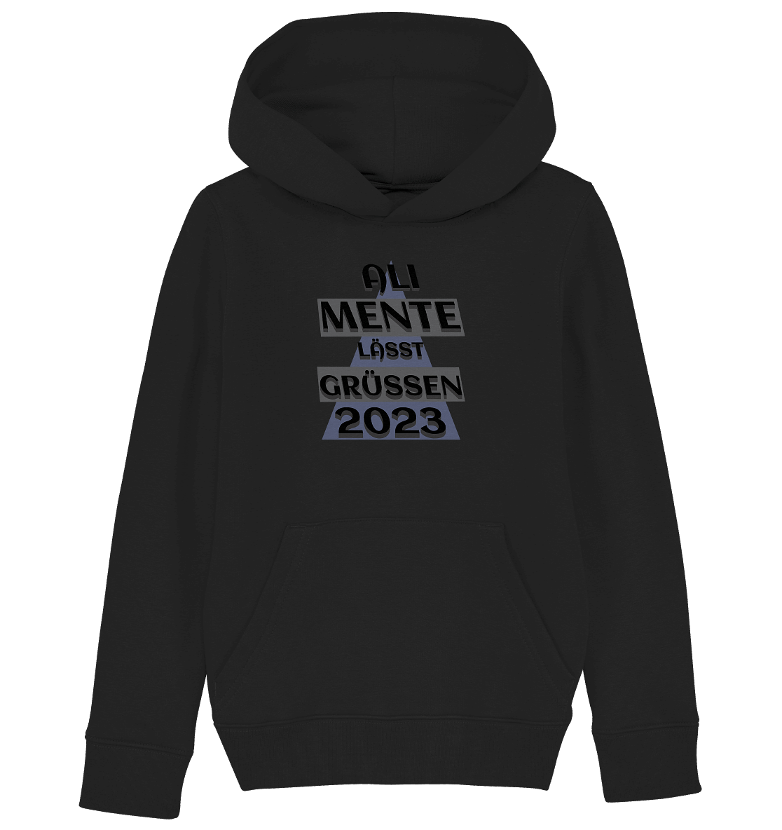 Ali Mente grüßt Euch, 2023, schwarzer Humor - Kids Organic Hoodie