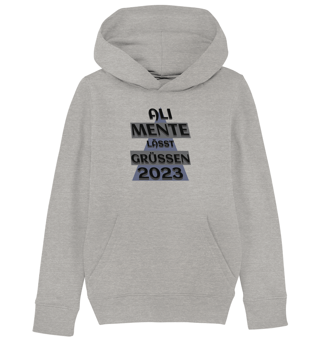 Ali Mente grüßt Euch, 2023, schwarzer Humor - Kids Organic Hoodie
