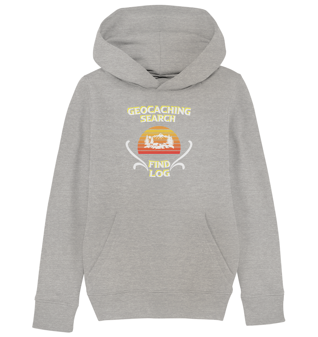 Geocaching, Suchen, Finden und Log, Geocache - Kids Organic Hoodie