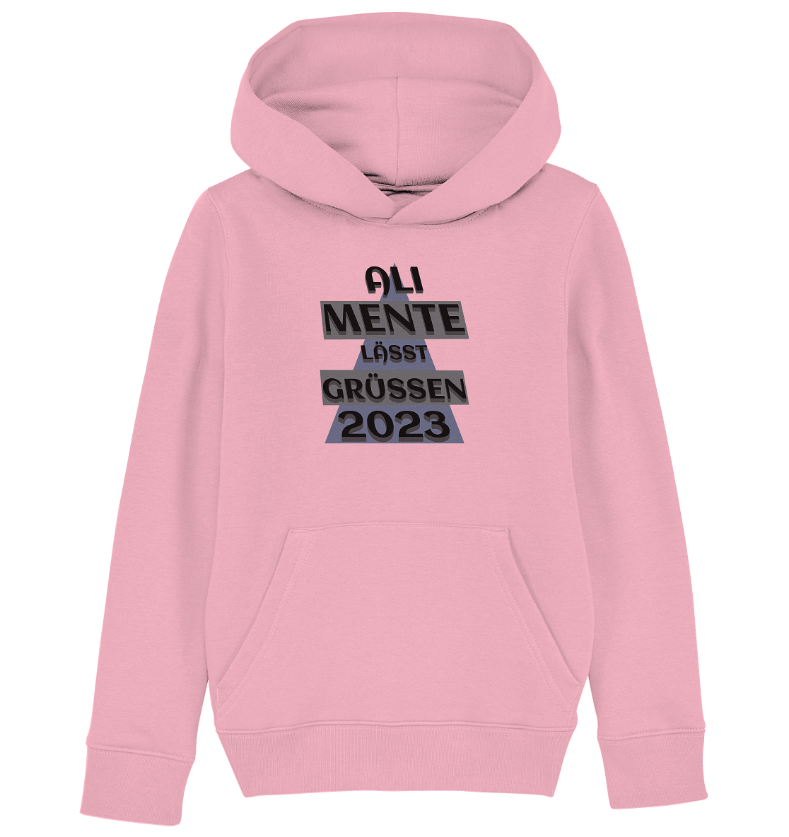 Ali Mente grüßt Euch, 2023, schwarzer Humor - Kids Organic Hoodie