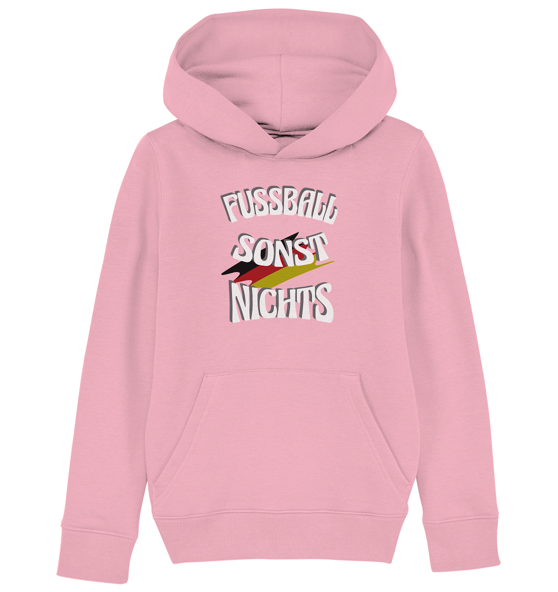 Fussball sonst Nichts, mit Leib und Seele Fan, Fußballfans - Kids Organic Hoodie