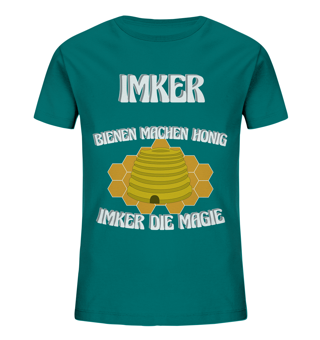 Imker, Bienen, Honig - Eine Magie, Imkerei, Wunder - Kids Organic Shirt