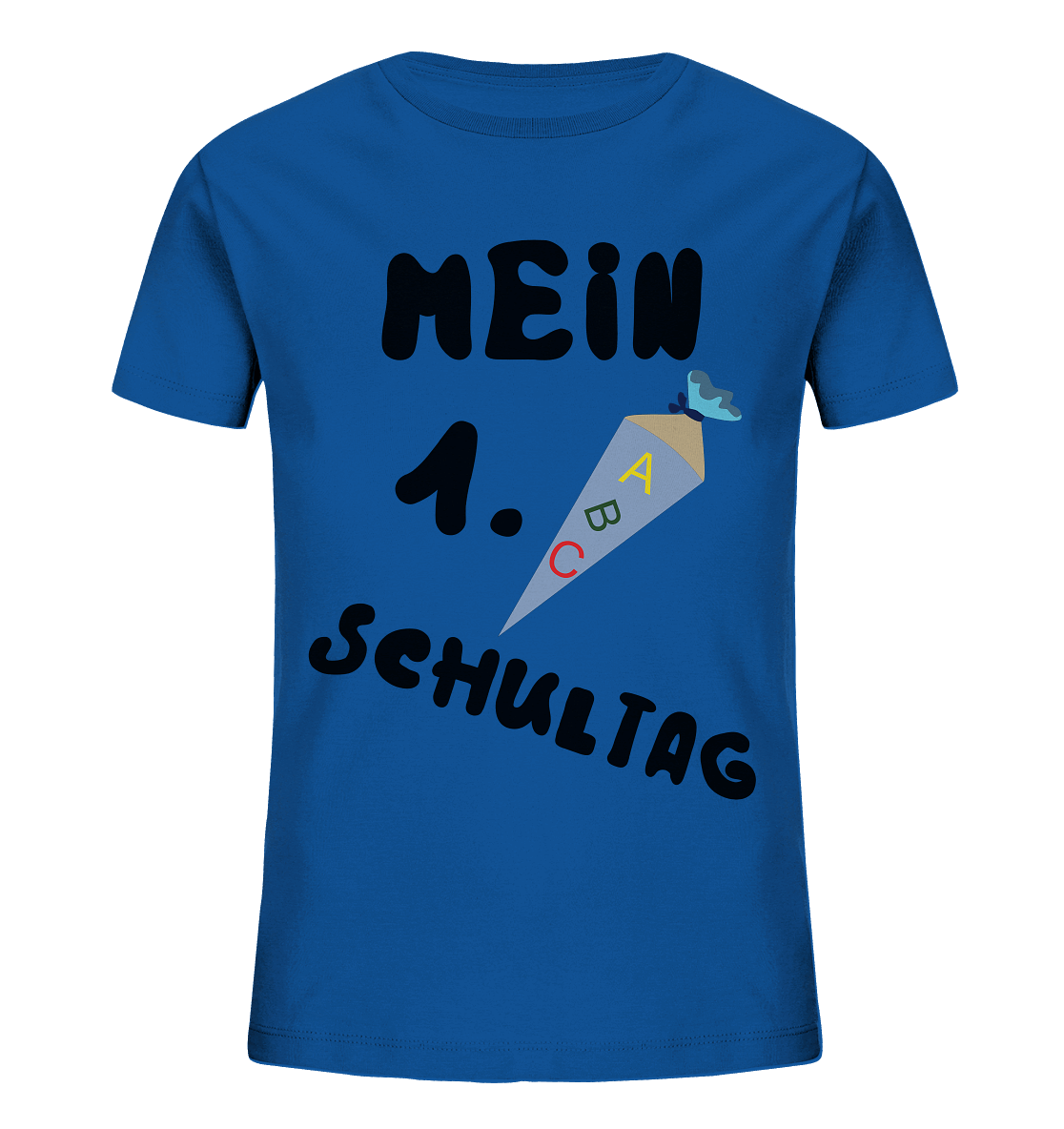 1. Schultag, Einschulung, Zuckettüte - Kids Organic Shirt