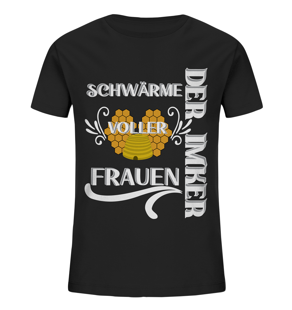 Der Imker, schwärme voller Frauen, Imkerei, Helden, Helles Motiv - Kids Organic Shirt