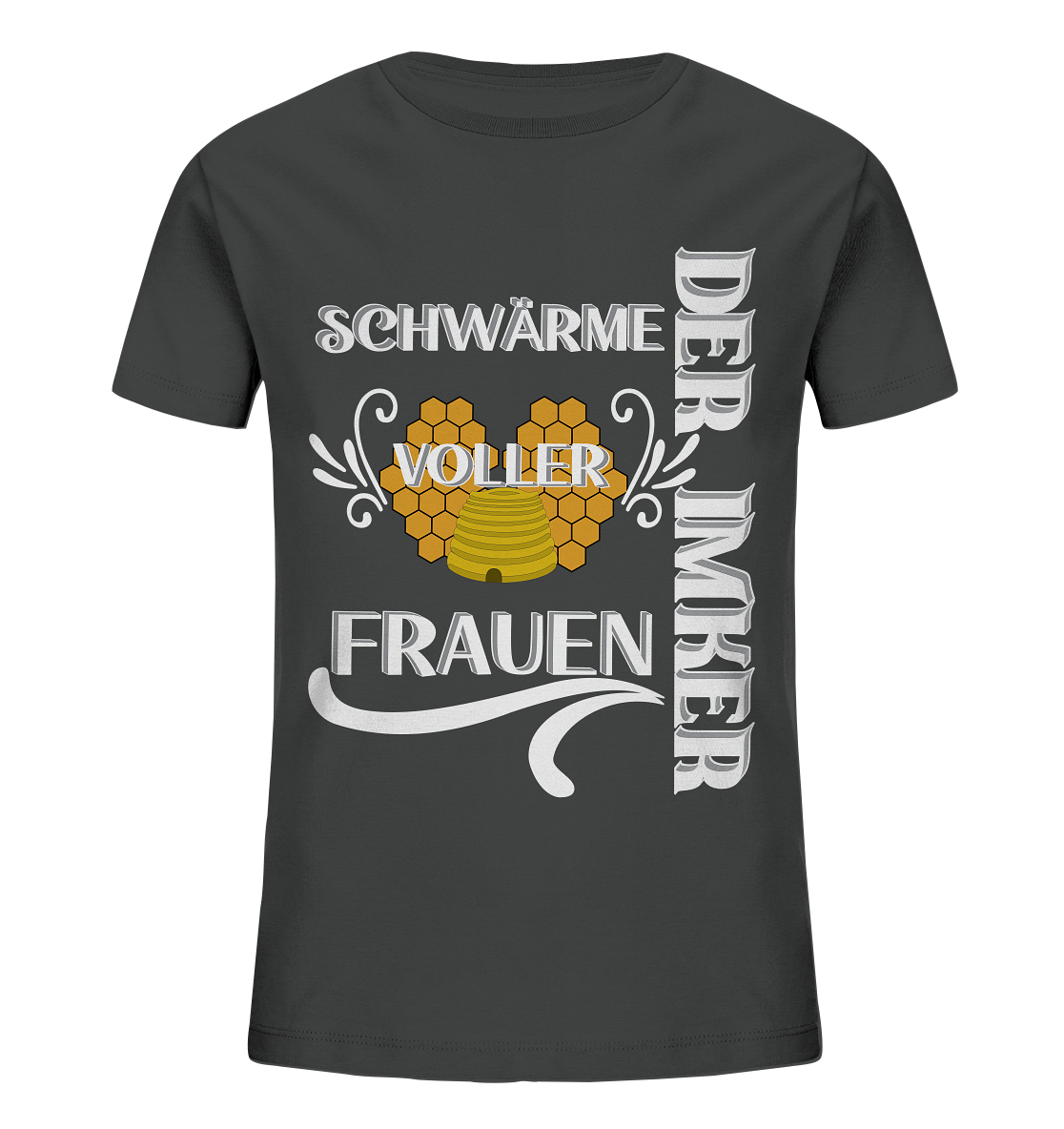 Der Imker, schwärme voller Frauen, Imkerei, Helden, Helles Motiv - Kids Organic Shirt