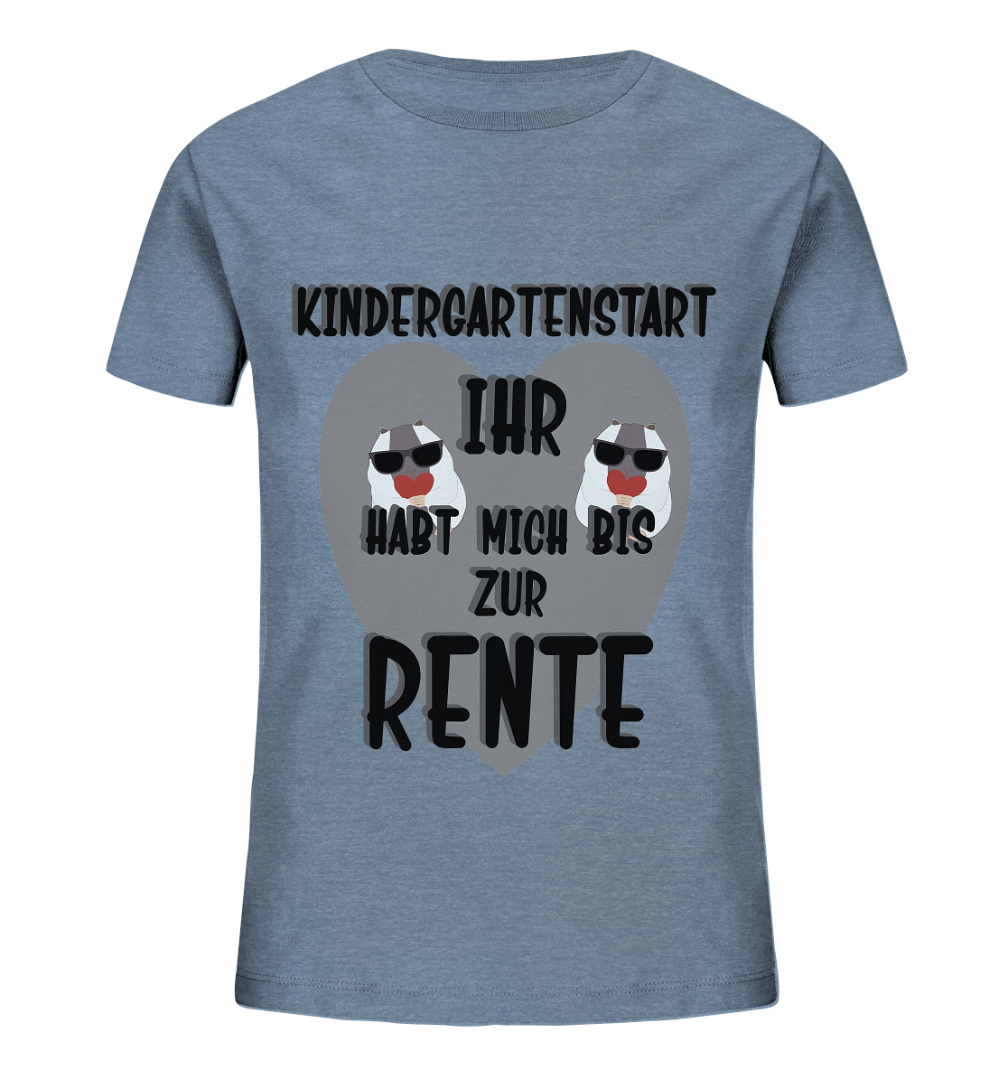 Kindergartenstart, Kiga, Kindergarten - Kids Organic Shirt