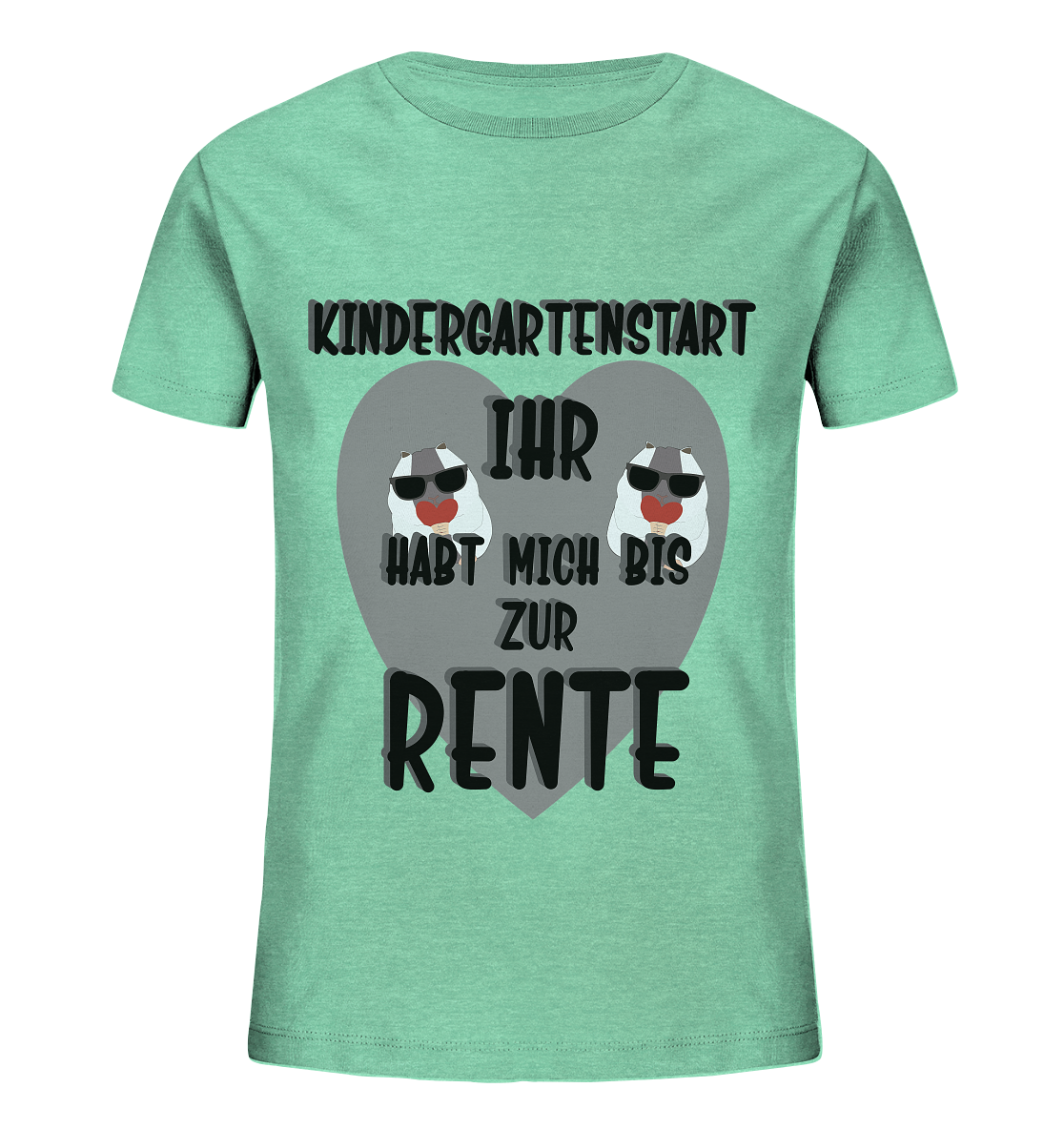 Kindergartenstart, Kiga, Kindergarten - Kids Organic Shirt