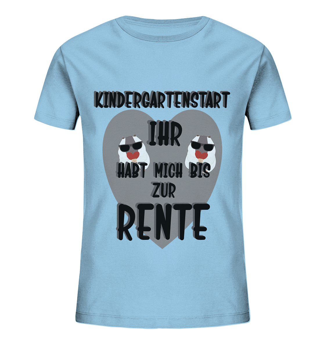 Kindergartenstart, Kiga, Kindergarten - Kids Organic Shirt