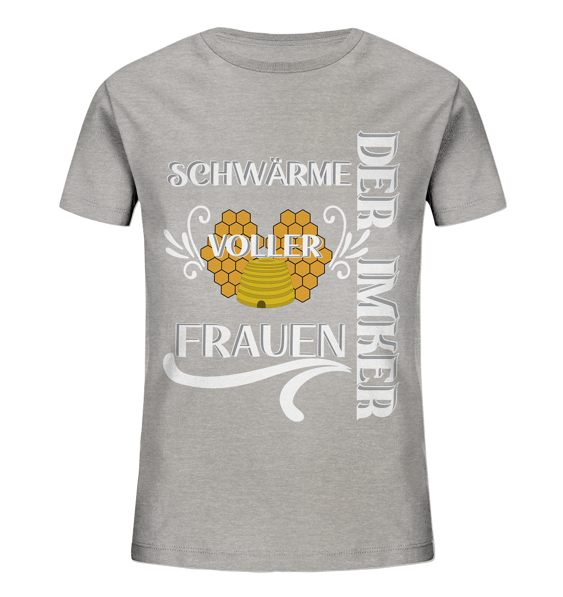 Der Imker, schwärme voller Frauen, Imkerei, Helden, Helles Motiv - Kids Organic Shirt