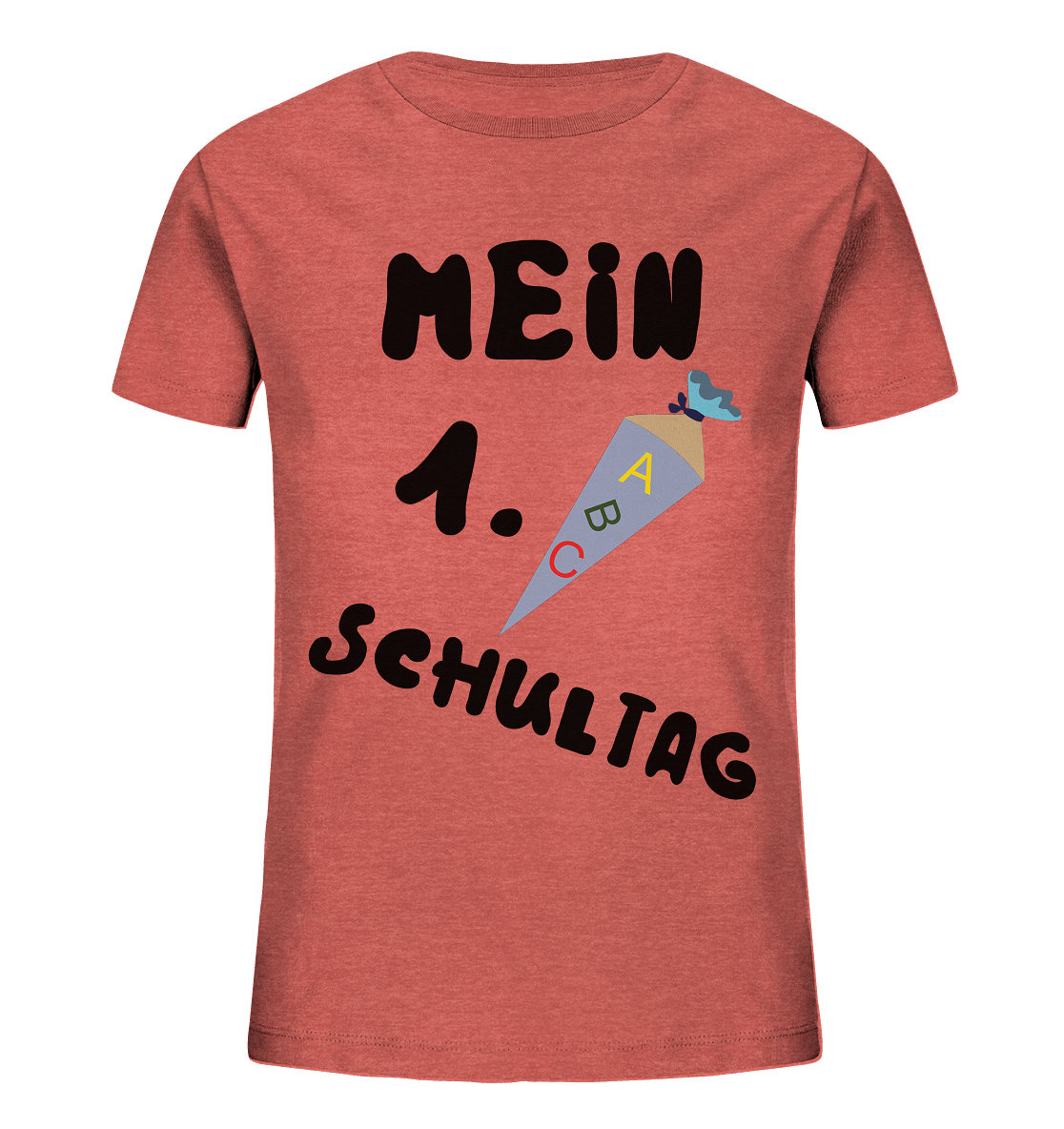 1. Schultag, Einschulung, Zuckettüte - Kids Organic Shirt