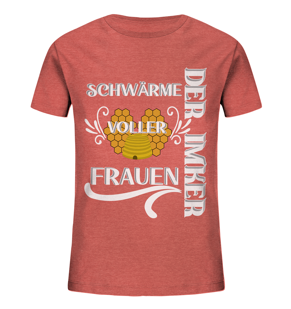 Der Imker, schwärme voller Frauen, Imkerei, Helden, Helles Motiv - Kids Organic Shirt