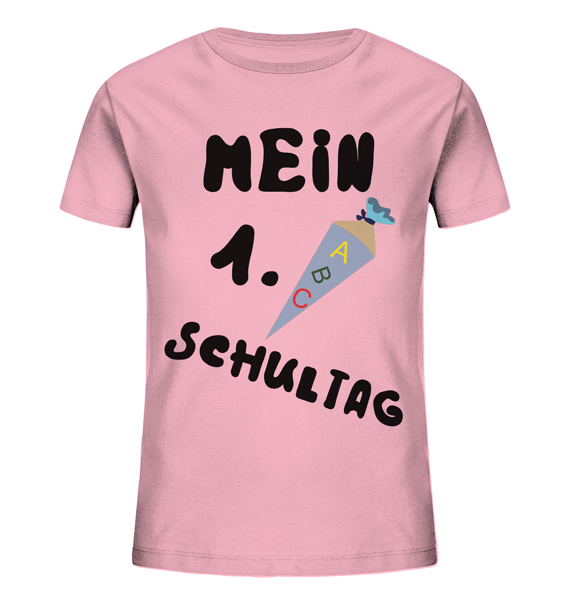 1. Schultag, Einschulung, Zuckettüte - Kids Organic Shirt