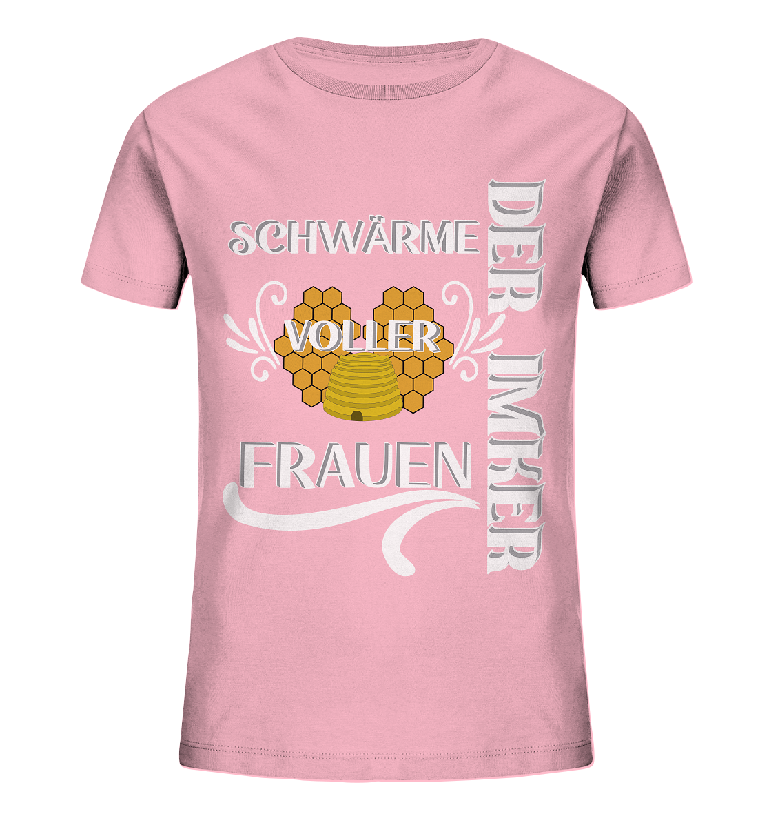 Der Imker, schwärme voller Frauen, Imkerei, Helden, Helles Motiv - Kids Organic Shirt