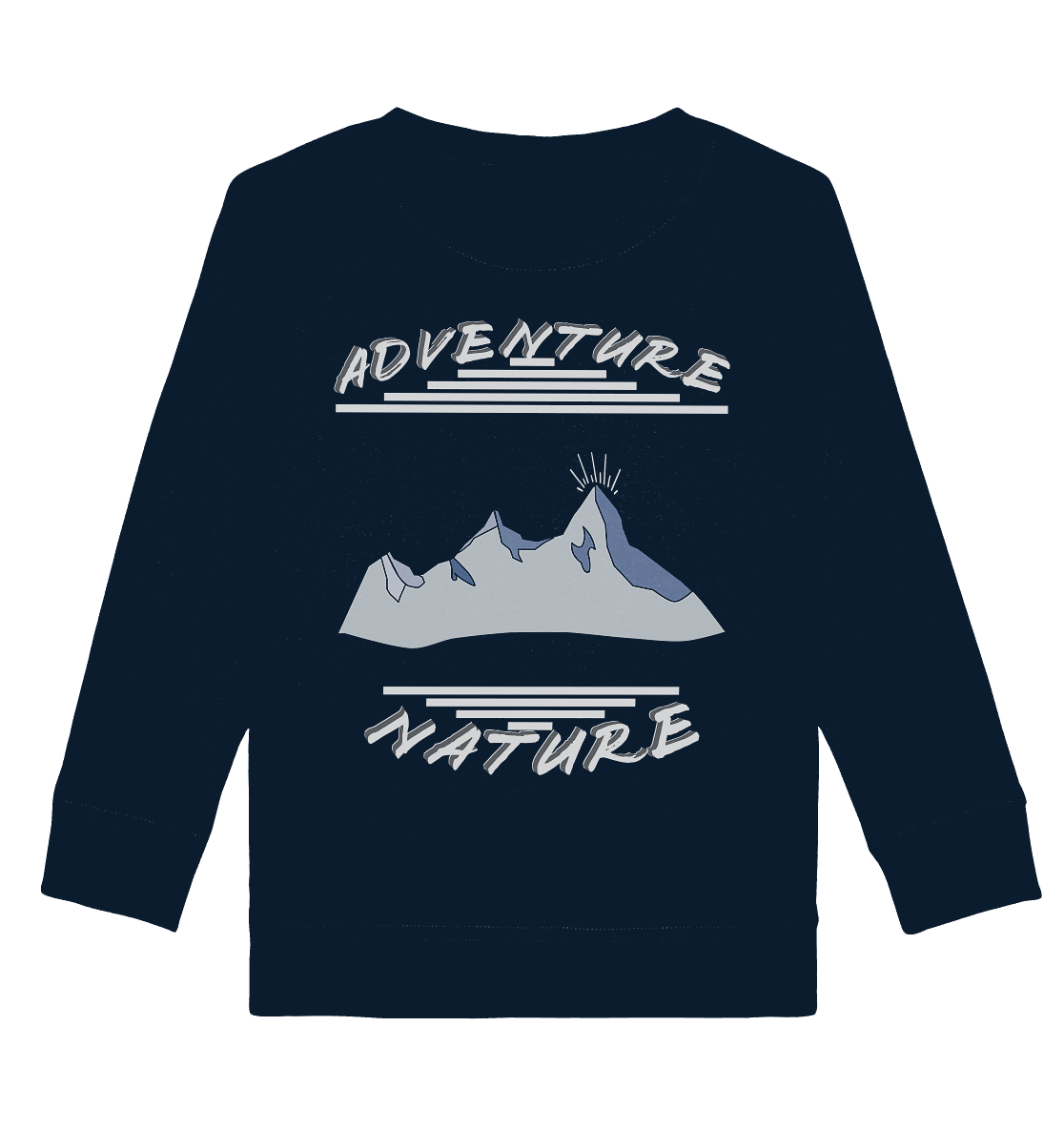 Adventure Nature, Abenteuer Natur, Camping, Geocaching - Kids Organic Sweatshirt
