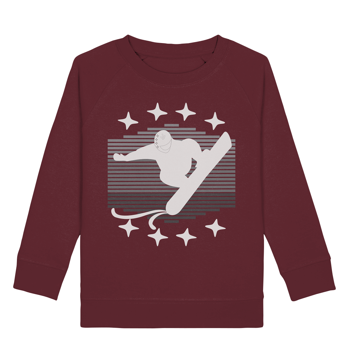 Snowboarder, Apres- Ski, Party danach, Piste - Kids Organic Sweatshirt