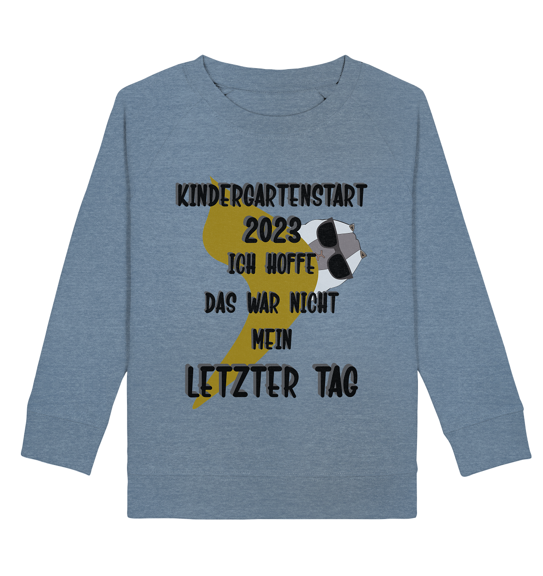 Kindergartenstart 2023, Kiga, Kindergarten - Kids Organic Sweatshirt