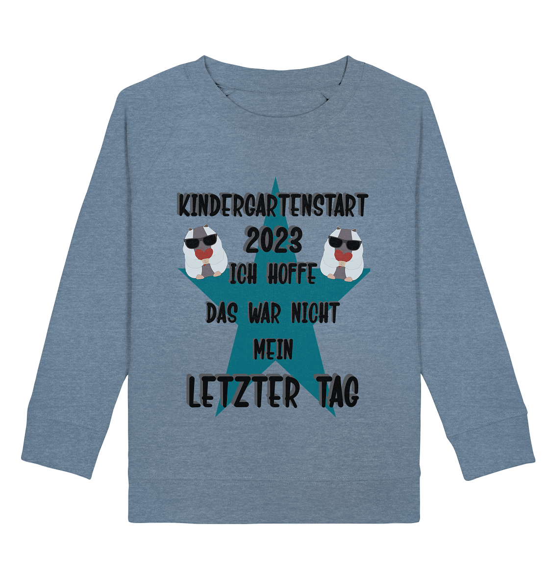 Kindergartenstart 2023, Kiga, Kindergarten Kopie - Kids Organic Sweatshirt