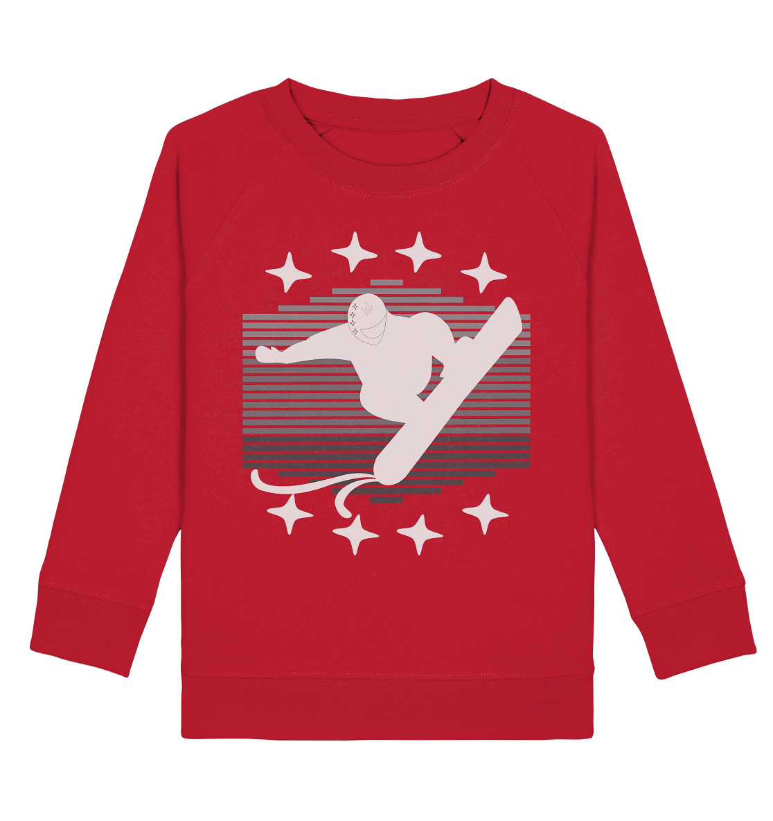 Snowboarder, Apres- Ski, Party danach, Piste - Kids Organic Sweatshirt