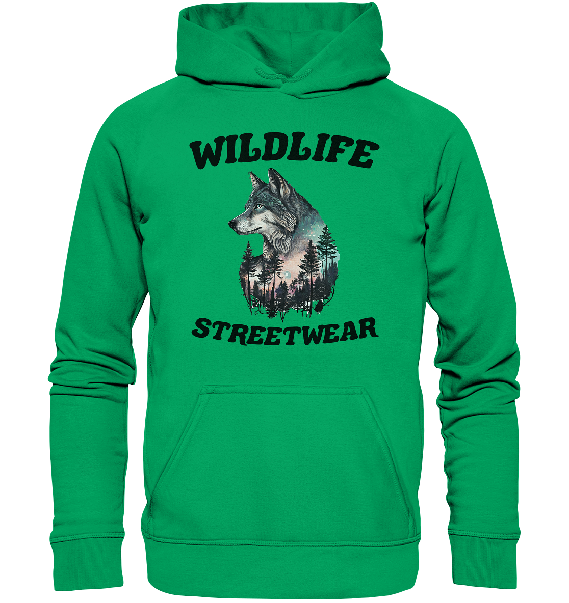 Streetwear Wildlife Design - Kids Premium Hoodie