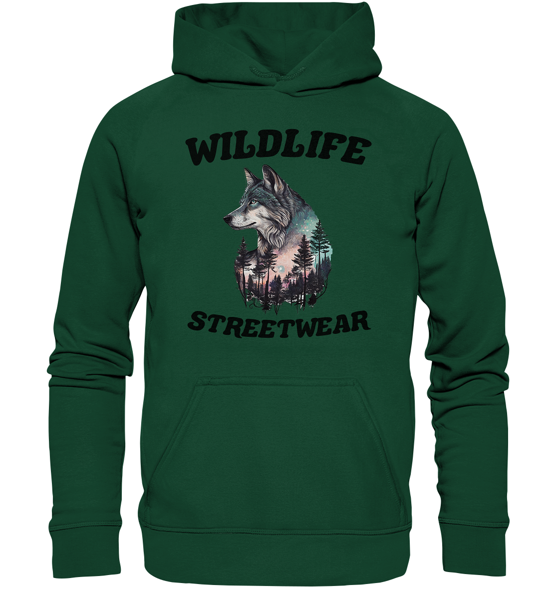 Streetwear Wildlife Design - Kids Premium Hoodie